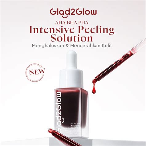 Promo New Launch Glad Glow Aha Bha Pha Intensive Peeling Solution