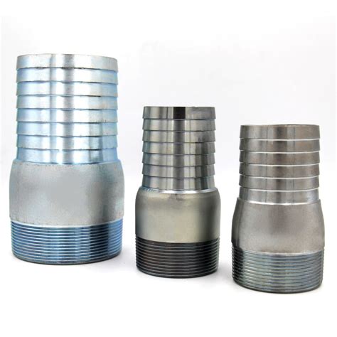 Carton Steel King Combination Nipple Plated Steel Kc Hose Nipple King