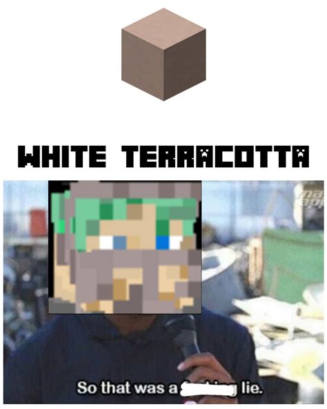 White Terracotta Minecraft Recipe Find Vegetarian Recipes