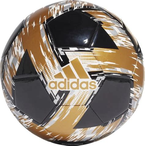 Adidas Voetbal Capitano CLB Maat 3 Zwart Goud Bol