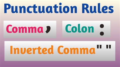 Punctuation Marks In English All Punctuation Rules With Examples