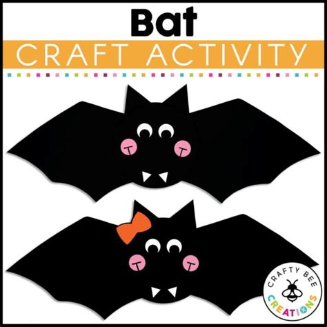 Bat Craft Activity - Crafty Bee Creations