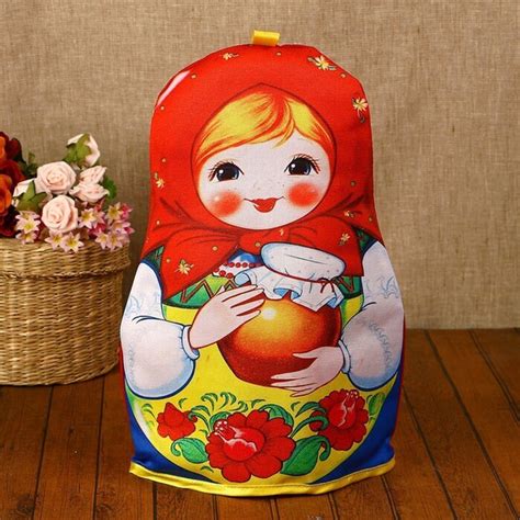 Грелка на чайник "Матрёшка", с горшочком 2333845 - купить Сувенир по ...
