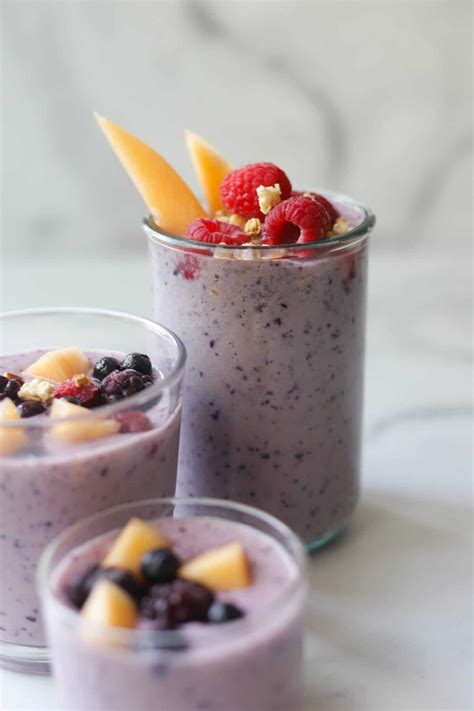 Berry Cantaloupe Smoothie The Healthy Epicurean