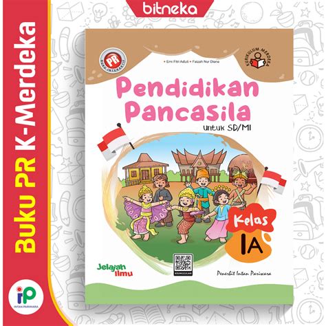 Jual Buku PR Interaktif Pendidikan Pancasila 1A SD MI Kelas 1 Semester