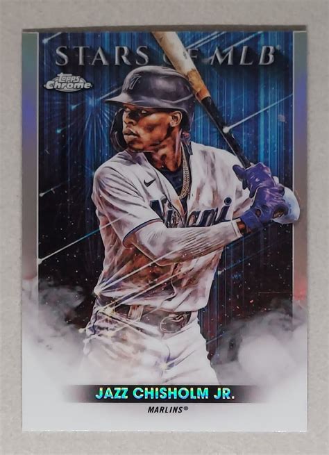 2022 Topps Chrome Series 1 Stars Of MLB SMLBC 10 Jazz Chisolm Jr