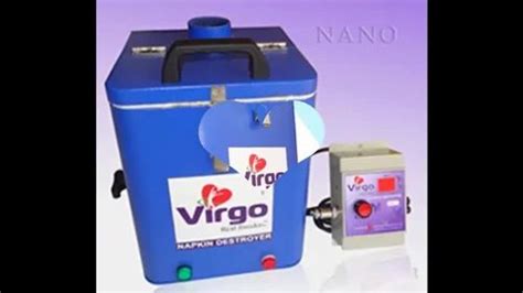 Virgo Electrical Sanitary Napkin Disposal Machine Prescription At