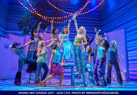 MAMMA MIA! London Cast 2017 - 2018. MAMMA MIA! London INFO/TICKETS: www ...