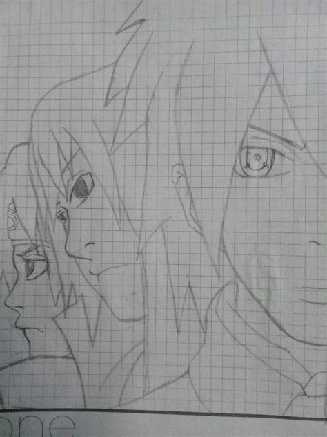 Dibujando A Naruto Y Sasuke En Etapas Naruamino Amino