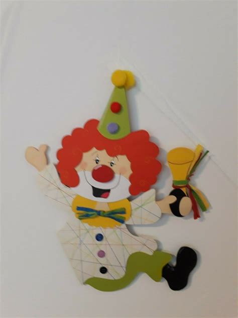 FENSTERBILD TONKARTON LUSTIGER Clown Karneval Fasching Fenstergucker