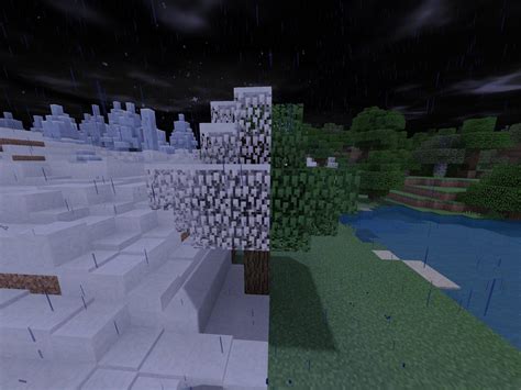 Minecraft Snowy Taiga Wallpaper