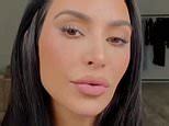 Video Kim Kardashian Tries On New Nude Lipsticks From Her Brand SKKN Daily Mail Online