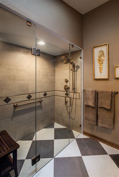 Bathtub Inside Shower Walk In Small Bathroom