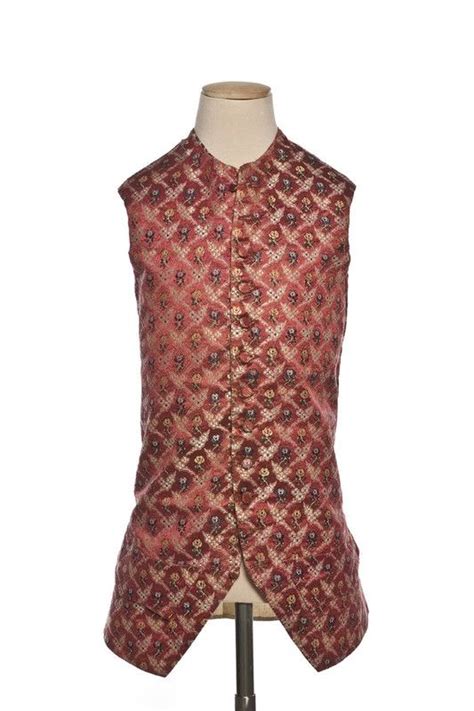 Waistcoat Image 1 France 1770 1775 Silk Cotton Canvas Les