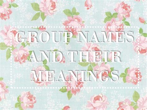 Group names and their meanings | K-Pop Amino