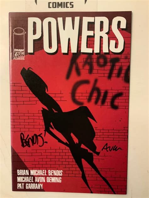 Powers 2000 Series 6 DOUBLE SIGNED By Brian Michael Bendis And