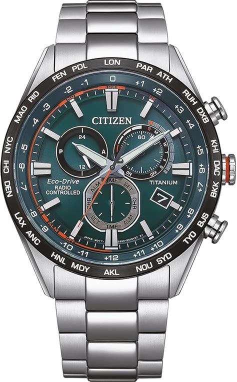 Citizen Orologio Cronografo Solare Uomo Con Cinturino In Titanio Cb