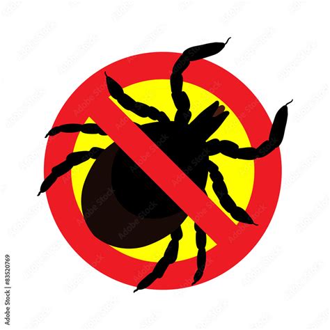 Vector Image Of A Tick In A Red Crossed Out Circle Ticks Stop Stock