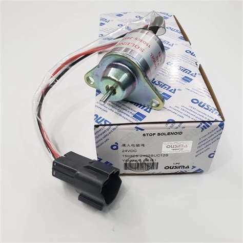 OUSIMA Fuel Shut Off Solenoid Yanmar 1503ES 24S5SUC12S Stop Solenoid