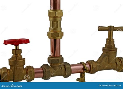 Pipework Stock Photo Image Of Feed Compression Copper 102112260