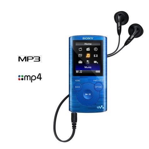 SONY NWZ E383 Lecteur MP3 MP4 4 Go Bleu Cdiscount TV Son Photo