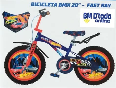 Bicicleta Ni O Bmx Hot Wheels Original Aro Cuotas Sin Inter S