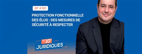 P Protection Fonctionnelle Des Lus Des Mesures De S Curit