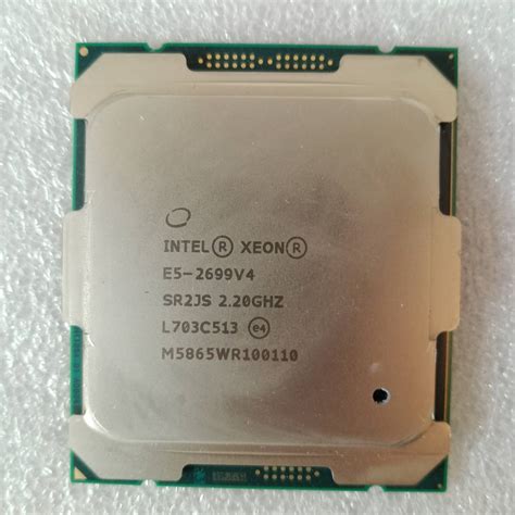 【やや傷や汚れあり】intel Xeon E5 2699 V4 中古分解品 Lgaソケット Cpu インテル 861の落札情報詳細