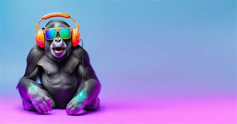 Gorilla With Headphones Stock Photos Images And Backgrounds For Free