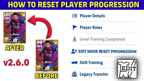 How To Reset Legendary Players Progression Points In Efootball 2023