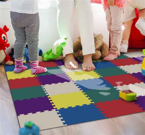 Tapis Vinyl Enfant Carr S Color S Tenstickers