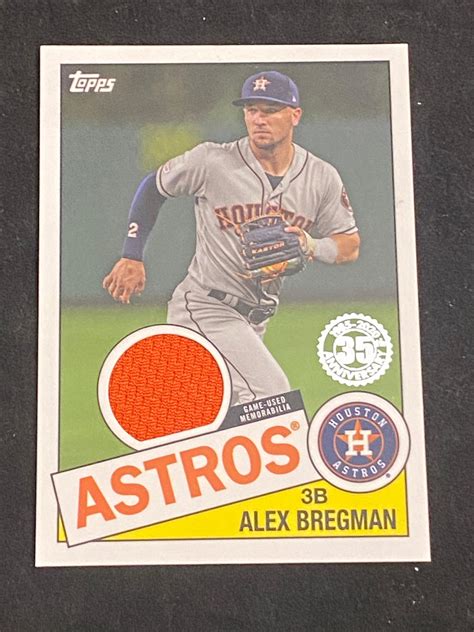 Lot Mint 2020 Topps Series One 1985 Relic Alex Bregman 85R AB