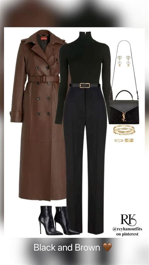 Black and Brown 🤎 | Stylish outfits, Classy outfits, Fashion outfits