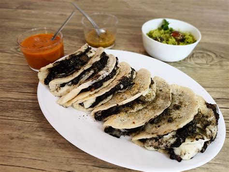 Quesadillas De Huitlacoche Receta Vegetariana Tacos Recetas