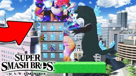 Giga Bowser Vs Godzilla In Super Smash Bros Ultimate Youtube