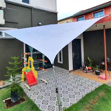 420d Sun Shade Sail Rectangle Waterproof Awning Square Sun Shades Outdoor Garden Sail Shade