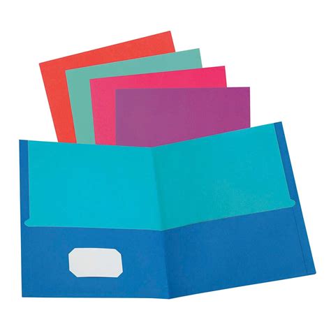 Oxford Multipack Bulk Colored File Twisted Twin Pocket Folder 50 Box