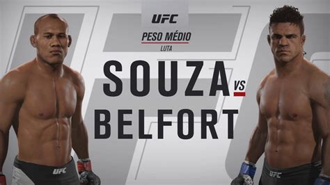 Ronaldo Souza Vs Vitor Belfort Ufc Youtube