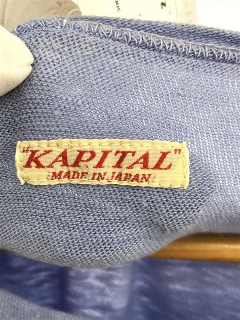 Kapital Blue Plain T Shirt Grailed