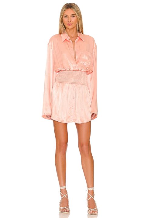 L Academie Jacquie Dress In Blush Nude REVOLVE