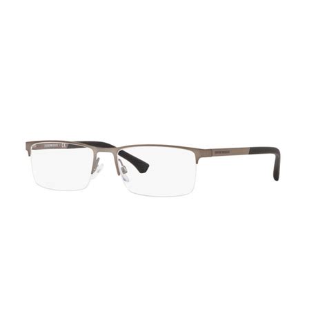 Armação Oculos Grau Emporio Armani Ea1041 3003 55 Grafite Submarino