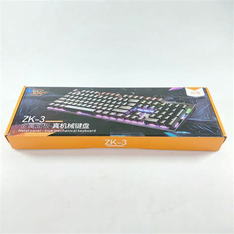 Yindiao Mechanical Keyboard Gaming Wired Usb Rgb Blue Switch Keys