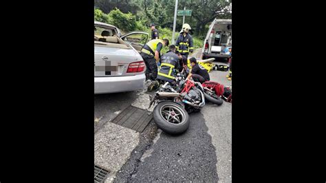 陽金公路重機撞左轉轎車死亡車禍 騎士懸掛車門送醫不治 Youtube