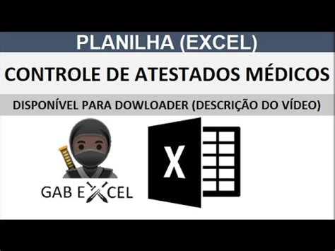 Planilha Controle Atestados M Dicos Atestado Cid Youtube