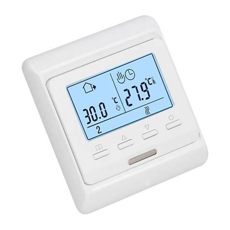 Vbestlife Thermostat De Chauffage Au Sol Thermostat Programmable Me