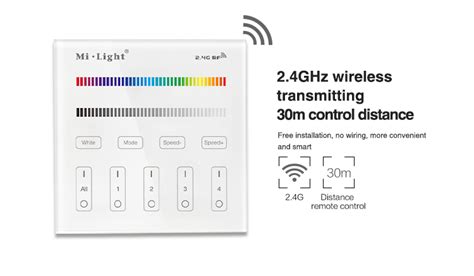 Mi Light B Zone Rgb Rgbw Smart Touch Panel Remote Controller