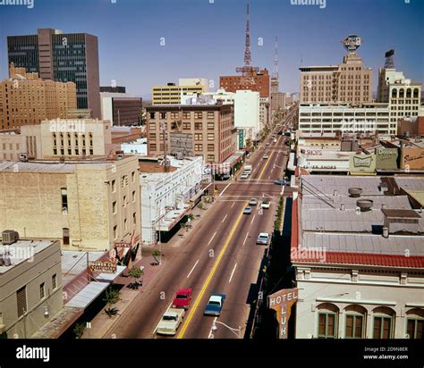 1960s Pedestrians And Cars On Central Avenue Downtown Phoenix Arizona