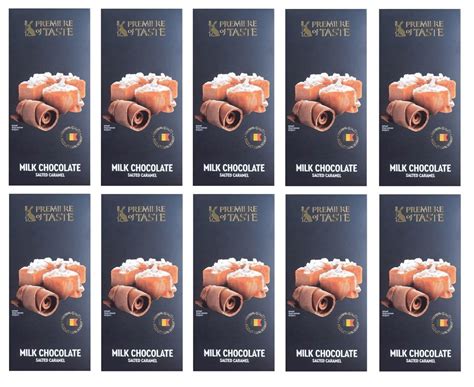 Шоколад молочный с соленой карамелью Premiere of taste, сладости ...