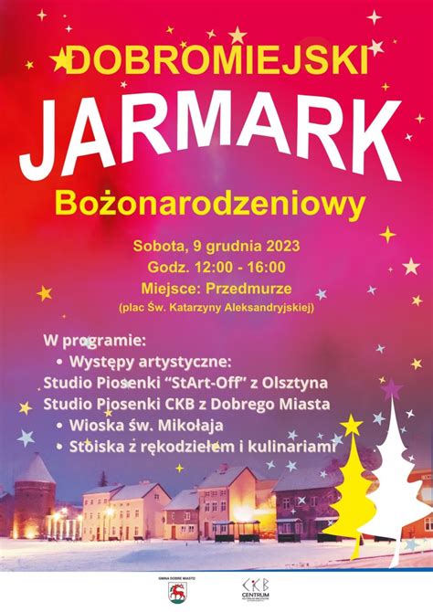 Dobromiejski Jarmark Bożonarodzeniowy DOBRE MIASTO 2023 MADE IN