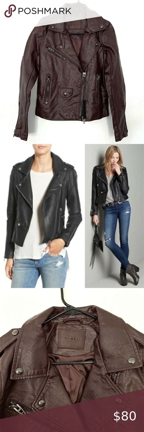 Blank Nyc Easy Rider Faux Leather Moto Jacket Faux Leather Moto